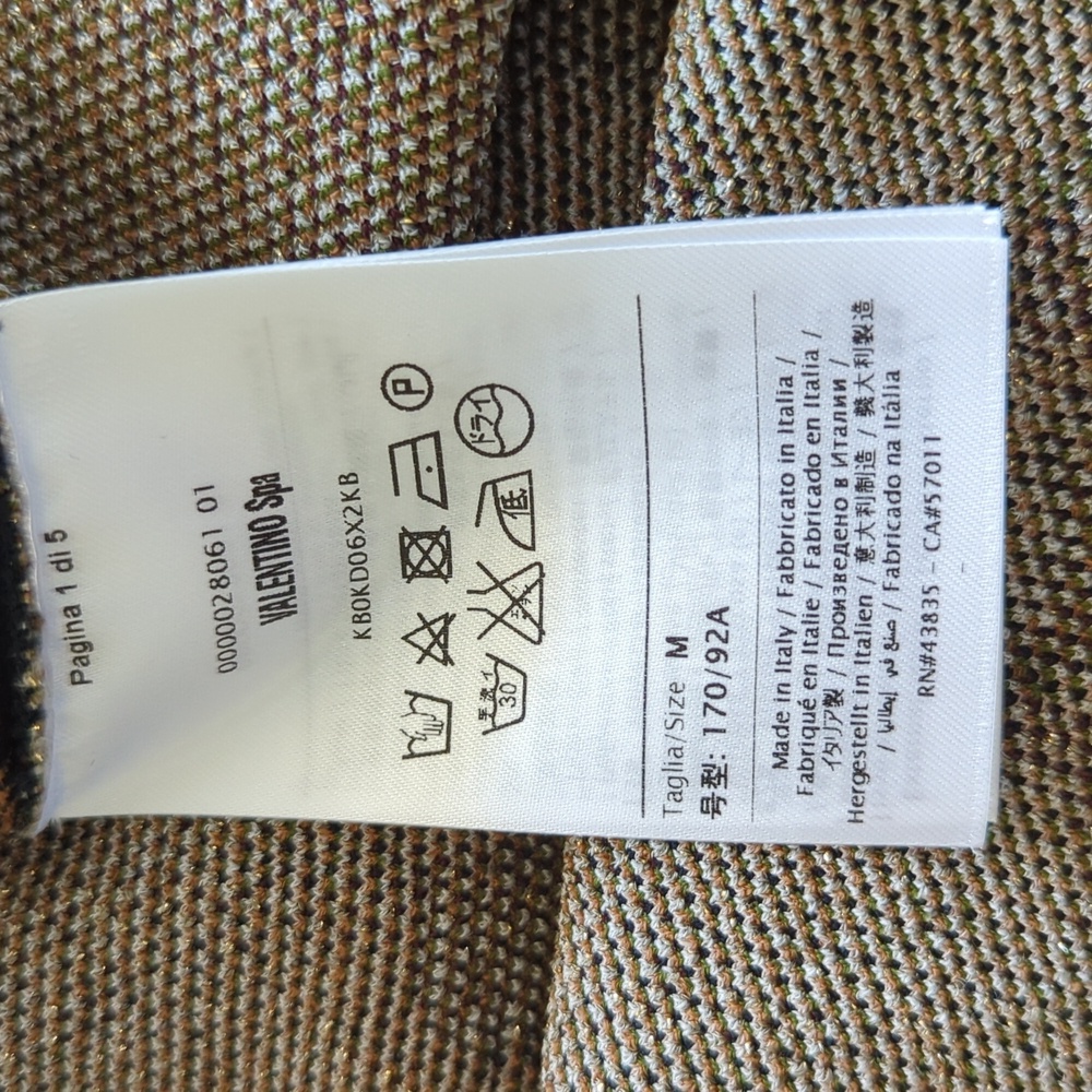 VALENTINO A-LINE HEAVY KNIT METALLIC MINI DRESS EUC - Picture 9 of 10